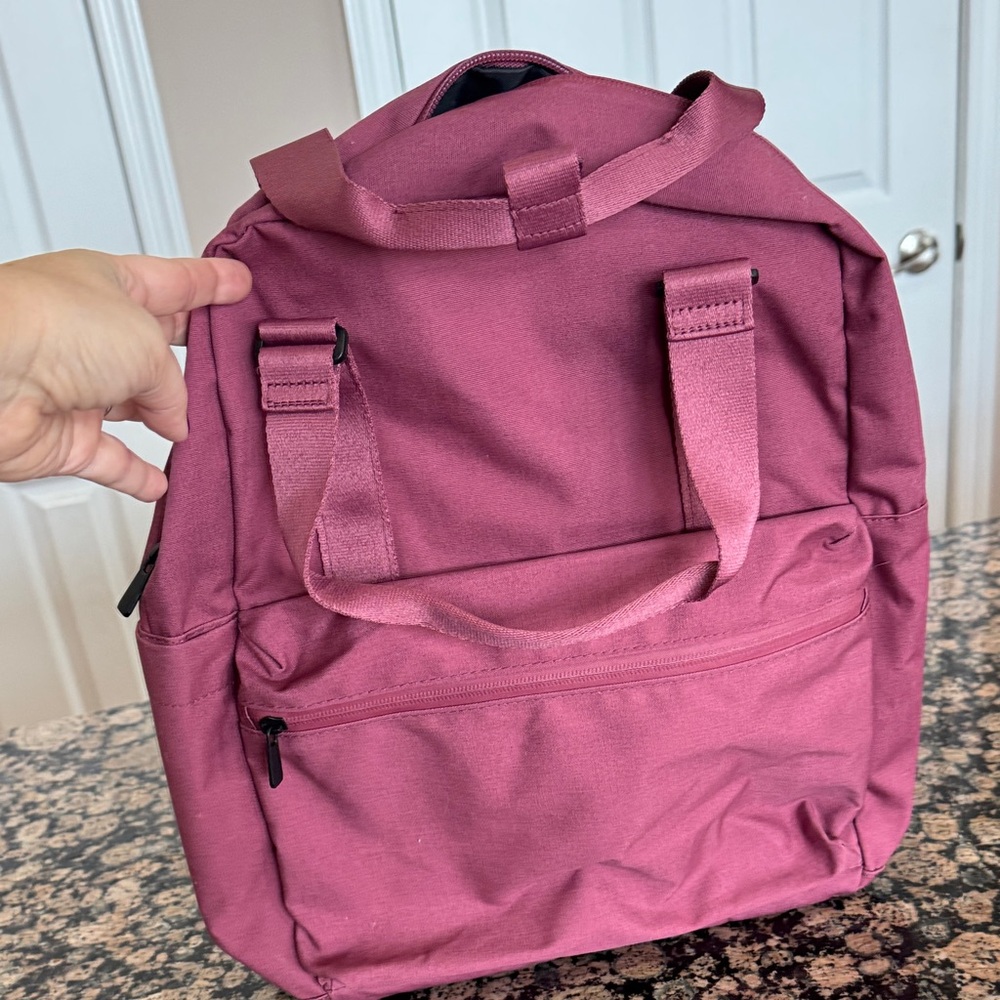 Mercer & Mettle Claremont Handled Everyday Backpack - Rosewood